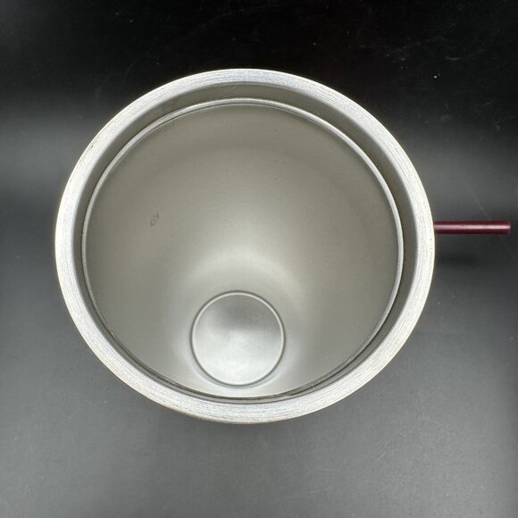 Starbucks Red Ribbon Swirl Stainless Tumbler Winter 2022 Holiday Cold Venti 24oz - Picture 8 of 12